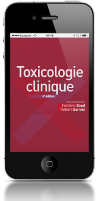 smartphone avec application Toxicologie clinique
