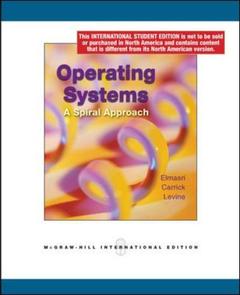 Cover of the book Operating systems: a spiral approach