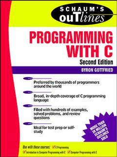Cover of the book Schaum's outline of programming with C (2nd ed' 96) paper