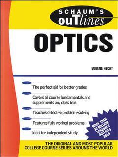Couverture de l’ouvrage Schaum's Outline of optics
