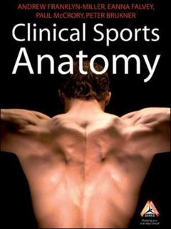 Couverture de l’ouvrage Clinical sports anatomy