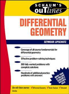Couverture de l’ouvrage Differential geometry (Schaum's outlines)