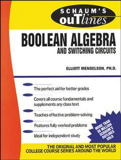 Cover of the book Boolean algebra SWI CIRC (Schaum)
