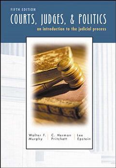 Cover of the book Courts, judges and politics (5th ed )