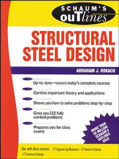 Couverture de l’ouvrage Structural steel design (Schaum)