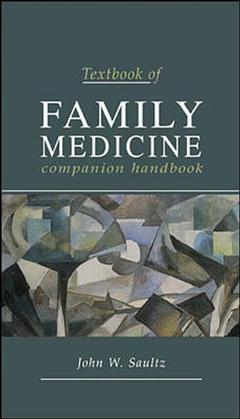 Couverture de l’ouvrage Textbook of family medicine, companion handbook