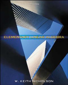 Cover of the book Elementary linear algebra