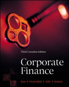 Couverture de l’ouvrage Corporate finance - canadian edition (3rd ed )