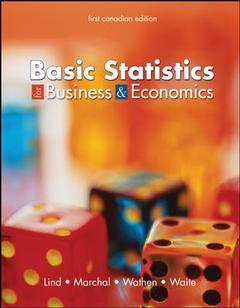 Couverture de l’ouvrage Basic statistics for business and economics, canadian edition