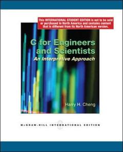 Cover of the book C for engineers & scientists (with CDROM)