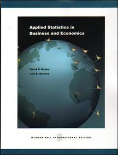 Couverture de l’ouvrage Applied statistics in business and economics with cd