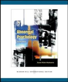 Couverture de l’ouvrage Abnormal psychology with mindmap cd and powerweb (4th ed )