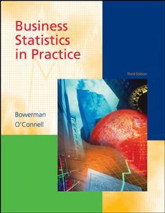 Couverture de l’ouvrage Business statistics in practice with revised student cd-rom (3rd ed )