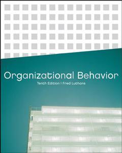 Couverture de l’ouvrage Organizational behavior (10th ed )