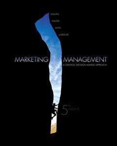 Couverture de l’ouvrage Marketing management: a strategic, decision-making approach (5th ed )