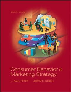 Couverture de l’ouvrage Consumer behavior (7th ed )