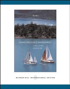Couverture de l’ouvrage Human resource management (8th ed )