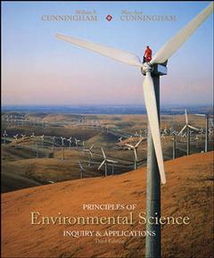 Couverture de l’ouvrage Principles of environmental science with olc password card (3rd ed )