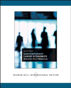 Couverture de l’ouvrage Contemporary labor economics (7th ed )