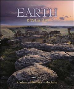 Couverture de l’ouvrage Physical geology: earth revealed with olc password card (6th ed )