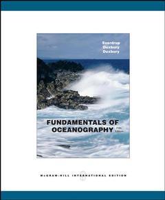 Couverture de l’ouvrage Fundamentals of oceanography with olc password card (5th ed )