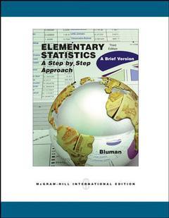 Couverture de l’ouvrage Elementary statistics: a brief version with mathzone (3rd ed )
