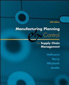 Cover of the book Manufacturing planning and control systems 