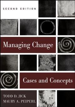 Couverture de l’ouvrage Managing change: text and cases (2nd ed )