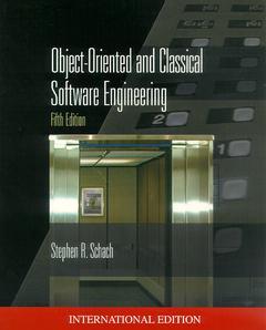 Couverture de l’ouvrage Object oriented and classical software engineering