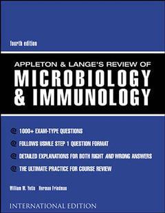 Couverture de l’ouvrage Appleton and lange's review of microbiology and immunology (4th ed )