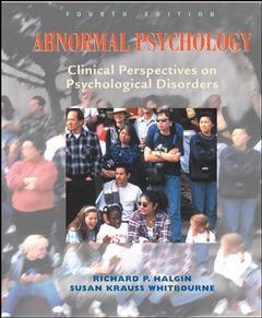 Couverture de l’ouvrage Abnormal psychology: clinical perspectives on psychological disorders with cd-rom (4th ed )