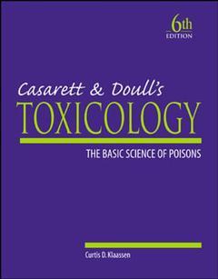 Cover of the book Casarett and Doull's toxicology : the basic science of poisons (6th Ed. ISE)