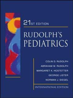 Couverture de l’ouvrage Rudolphs pediatrics (21st ed )