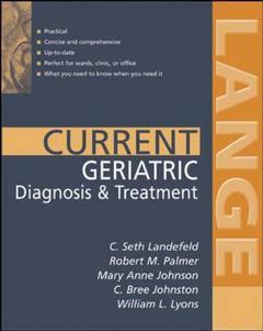 Couverture de l’ouvrage Current geriatric diagnosis & treatment