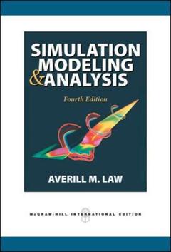 Couverture de l’ouvrage Simulation modeling & analysis, with CD-ROM