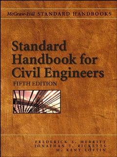 Couverture de l’ouvrage Standard handbook for civil engineers, 