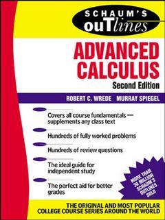 Couverture de l’ouvrage Advanced calculus (Schaum outline, 2nd Ed.)