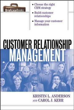 Couverture de l’ouvrage Customer relationship management