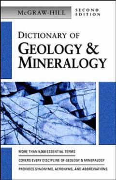 Couverture de l’ouvrage Dictionary of geology & mineralogy