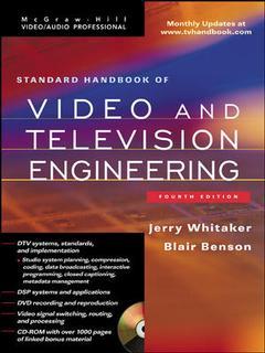 Couverture de l’ouvrage Standard handbook of video and television engineering (inc. CD-Rom)