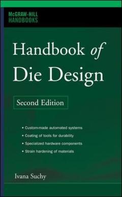 Couverture de l’ouvrage Handbook of die design