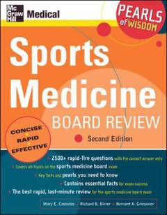 Couverture de l’ouvrage Sports medicine board review (2nd ed )