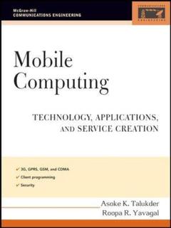 Couverture de l’ouvrage Mobile computing : Technology, applications & service creation