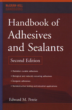 Couverture de l’ouvrage Handbook of adhesives & sealants
