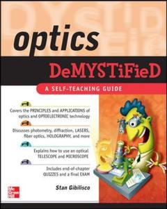 Couverture de l’ouvrage Optics demystified. A self-teaching guide