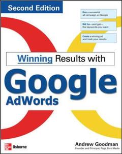 Cover of the book Winning results with Google adwords