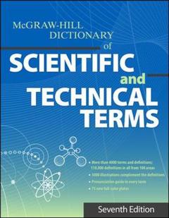 Couverture de l’ouvrage Dictionary of scientific & technical terms