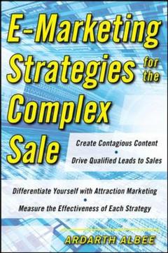 Couverture de l’ouvrage Emarketing strategies for the complex sale