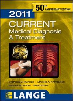 Couverture de l’ouvrage Current medical diagnosis and treatment 2011