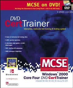 Couverture de l’ouvrage MCSE CertTrainer 2001 core four (manual + CD-ROM)